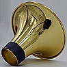 Anti-mute, yellow brass, lacquer