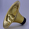Anti-mute, yellow brass, lacquer